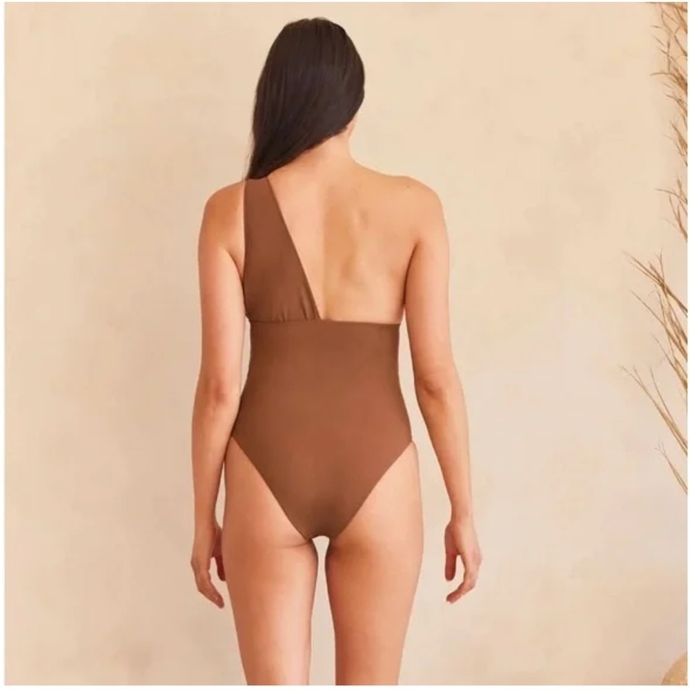 BUMPSUIT Jagger One piece Swimsuit Chestnut Postpartum - Picture 2 of 8